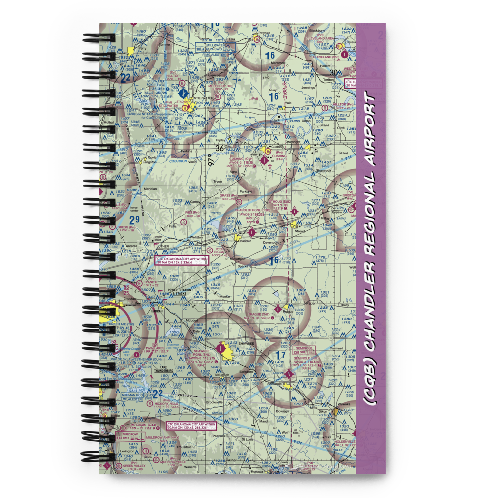 Chandler Regional Airport (CQB) VFR Sectional Notebook 