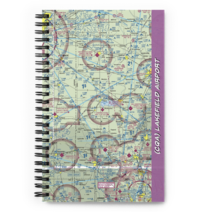 Lakefield Airport (CQA) VFR Sectional Notebook