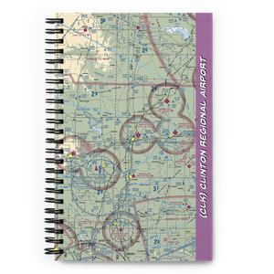 Clinton Regional Airport (CLK) VFR Sectional Notebook