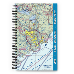 Charleston Air Force Base-International Airport (CHS) VFR Sectional Notebook