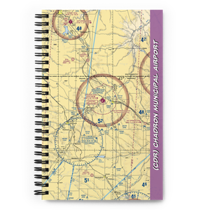 Chadron Municipal Airport (CDR) VFR Sectional Notebook
