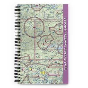 Clinton Municipal Airport (CCA) VFR Sectional Notebook