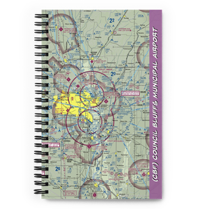 Council Bluffs Municipal Airport (CBF) VFR Sectional Notebook