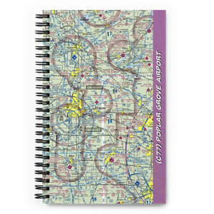 Poplar Grove Airport (C77) VFR Sectional Notebook