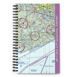 Bay City Municipal Airport (BYY) VFR Sectional Notebook