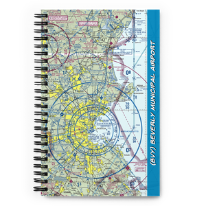 Beverly Municipal Airport (BVY) VFR Sectional Notebook