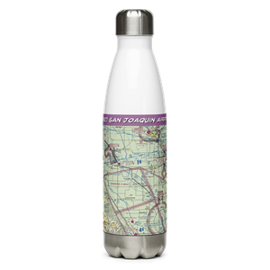 San Joaquin Airport (CA32) VFR Sectional Water Bottle