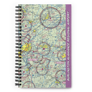 Burlington Alamance Regional Airport (BUY) VFR Sectional Notebook