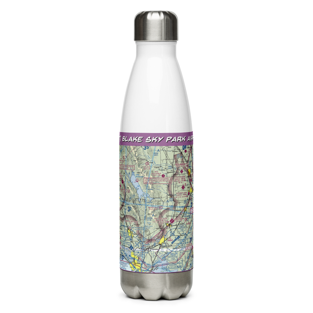 Blake Sky Park Airport (CA57) VFR Sectional Water Bottle 