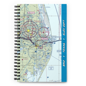 Brownsville South Padre Island International Airport (BRO) VFR Sectional Notebook