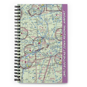 Southeast Iowa Regional Airport (BRL) VFR Sectional Notebook