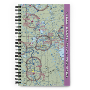 Brainerd Lakes Regional Airport (BRD) VFR Sectional Notebook