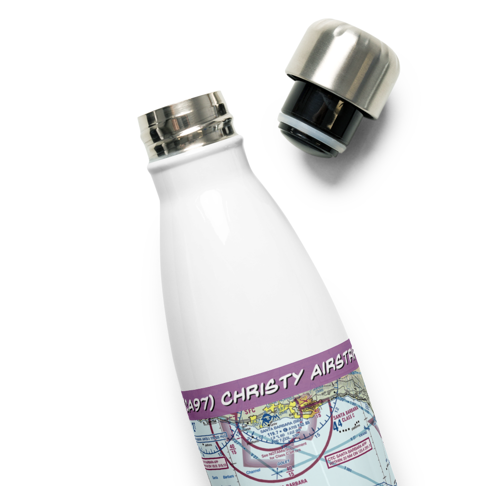 Christy Airstrip (CA97) VFR Sectional Water Bottle 