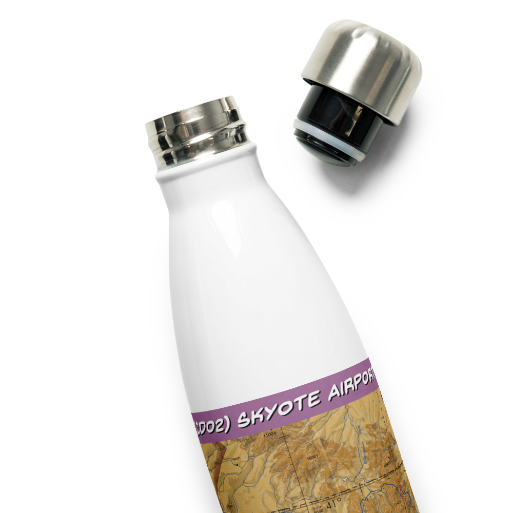 Skyote Airport (CD02) VFR Sectional Water Bottle 