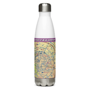 J & S Airport (CD14) VFR Sectional Water Bottle