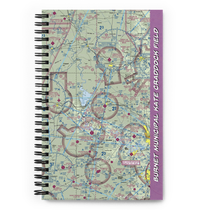 Burnet Municipal Kate Craddock Field (BMQ) VFR Sectional Notebook