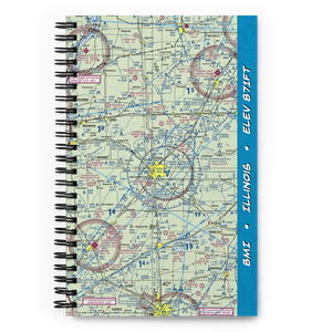 Central Illinois Regional Airport at Bloomington-Normal (BMI) VFR Sectional Notebook