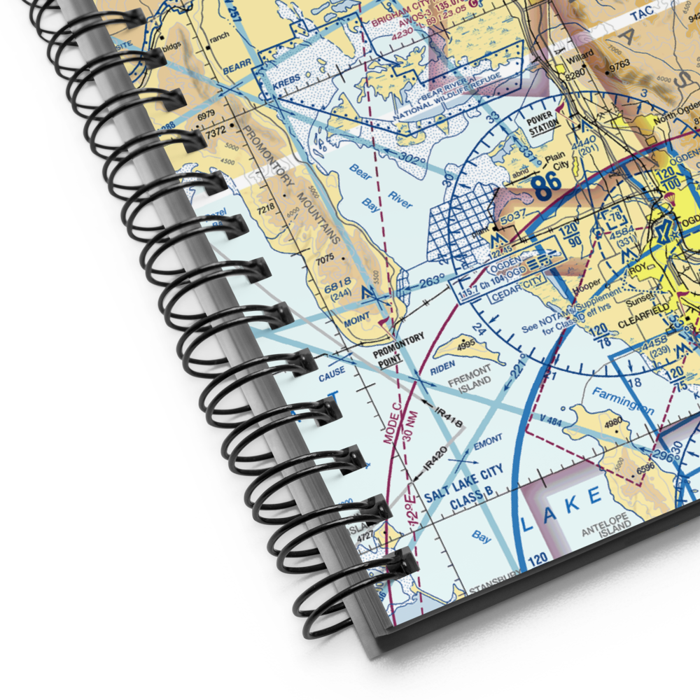 Brigham City Regional Airport (BMC) VFR Sectional Notebook 