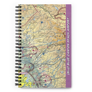 Blue Canyon Nyack Airport (BLU) VFR Sectional Notebook