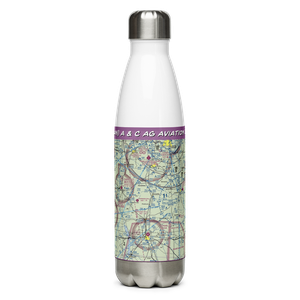A & C AG Aviation Inc (CHAN) VFR Sectional Water Bottle
