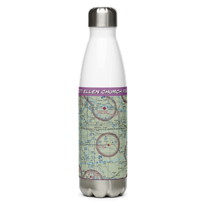 Ellen Church Field (CJJ) VFR Sectional Water Bottle