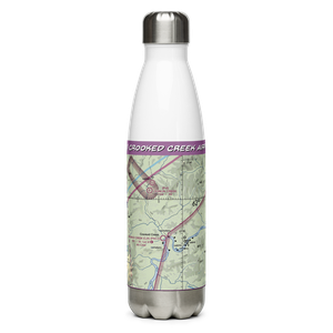 Crooked Creek Airport (CJX) VFR Sectional Water Bottle