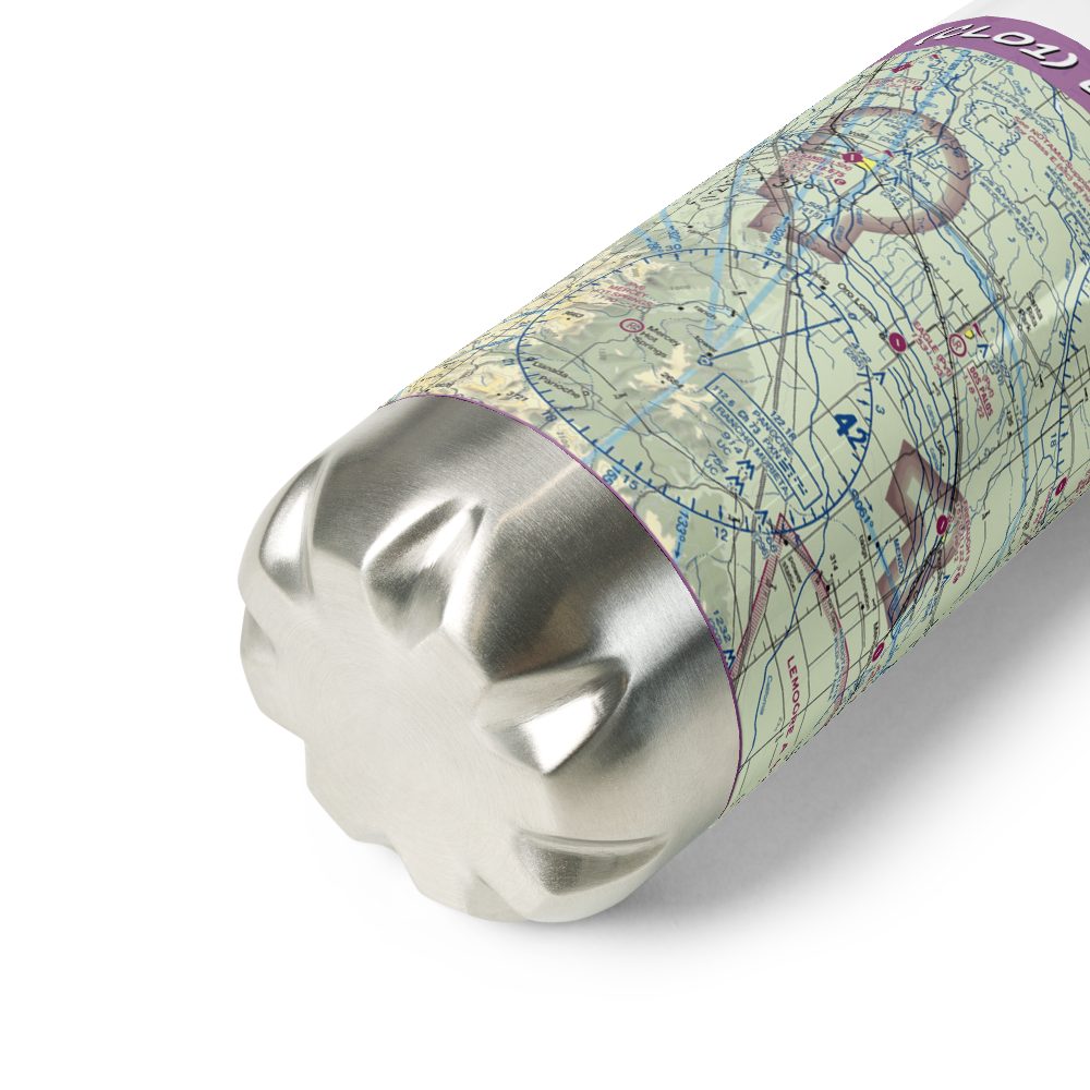 Eagle Field (CL01) VFR Sectional Water Bottle 