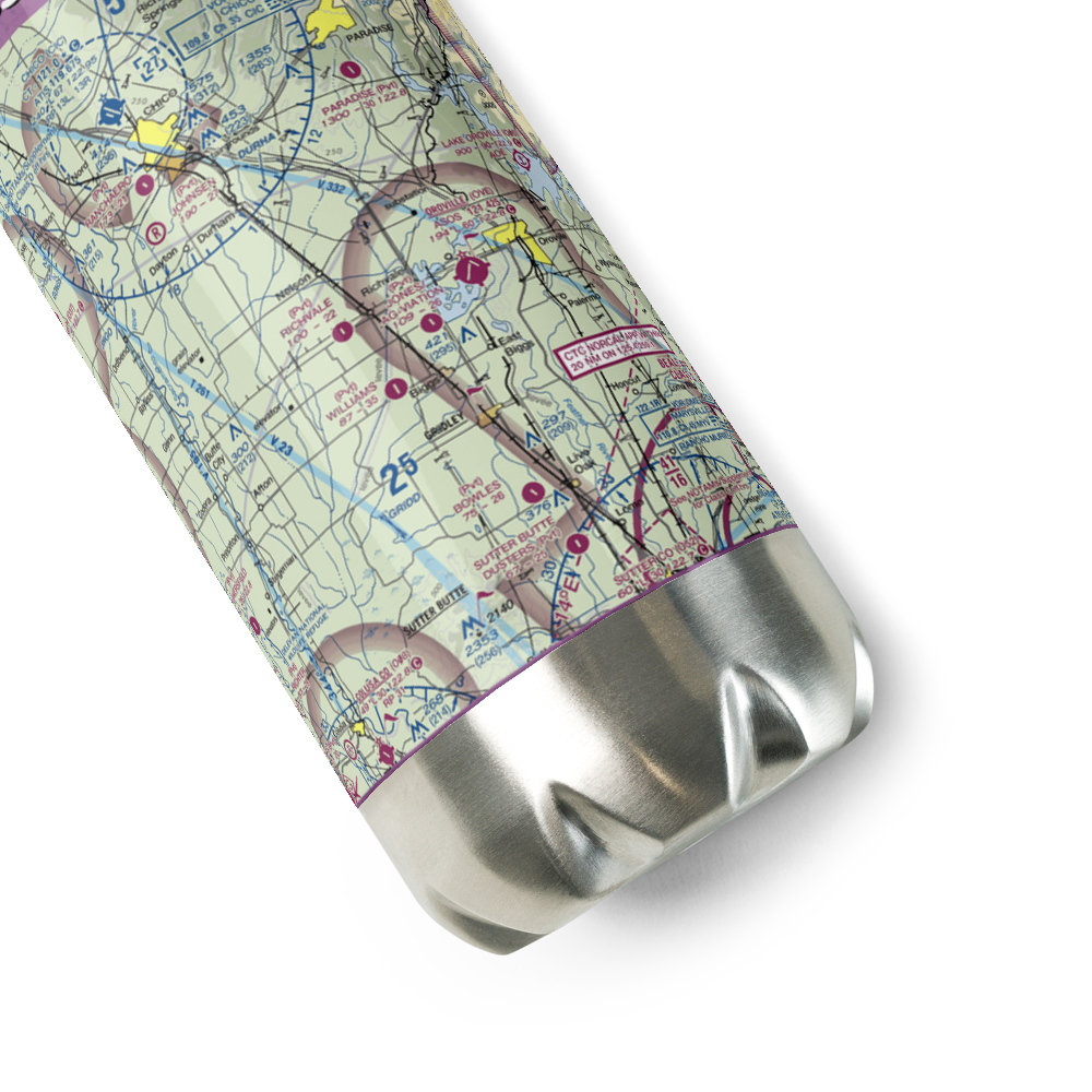 Jones/Ag-Viation Airport (CL23) VFR Sectional Water Bottle 