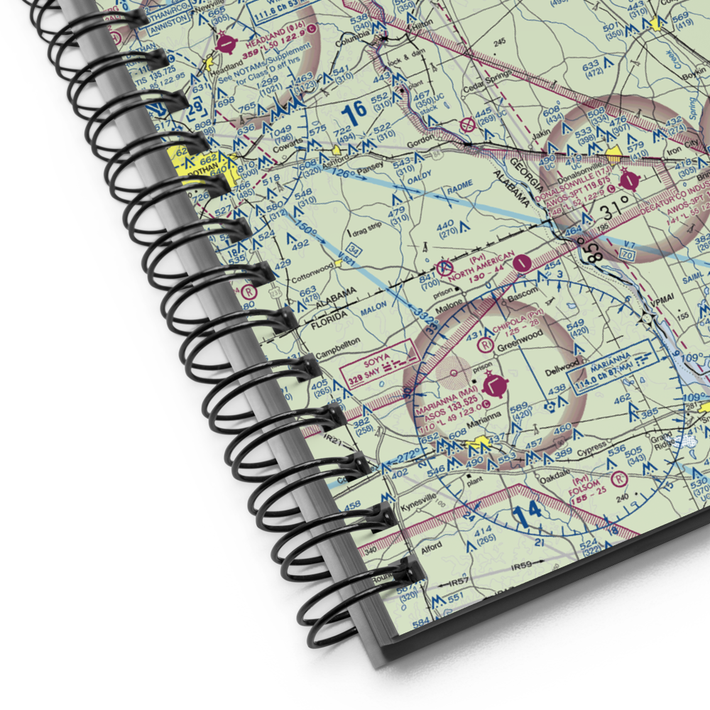 Early County Airport (BIJ) VFR Sectional Notebook 