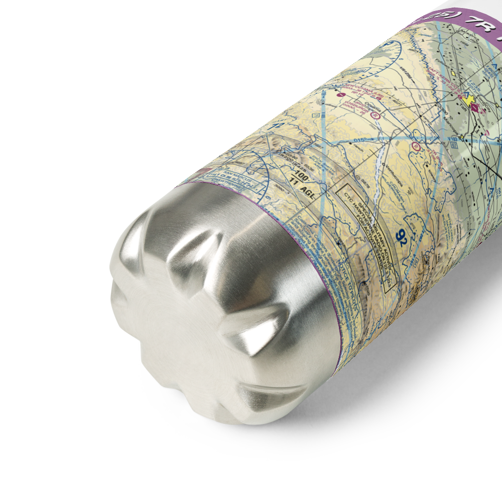 7R Ranch Airport (CL25) VFR Sectional Water Bottle 