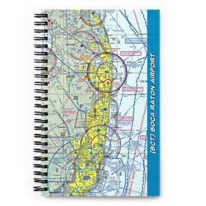 Boca Raton Airport (BCT) VFR Sectional Notebook
