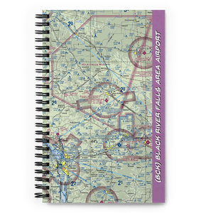 Black River Falls Area Airport (BCK) VFR Sectional Notebook