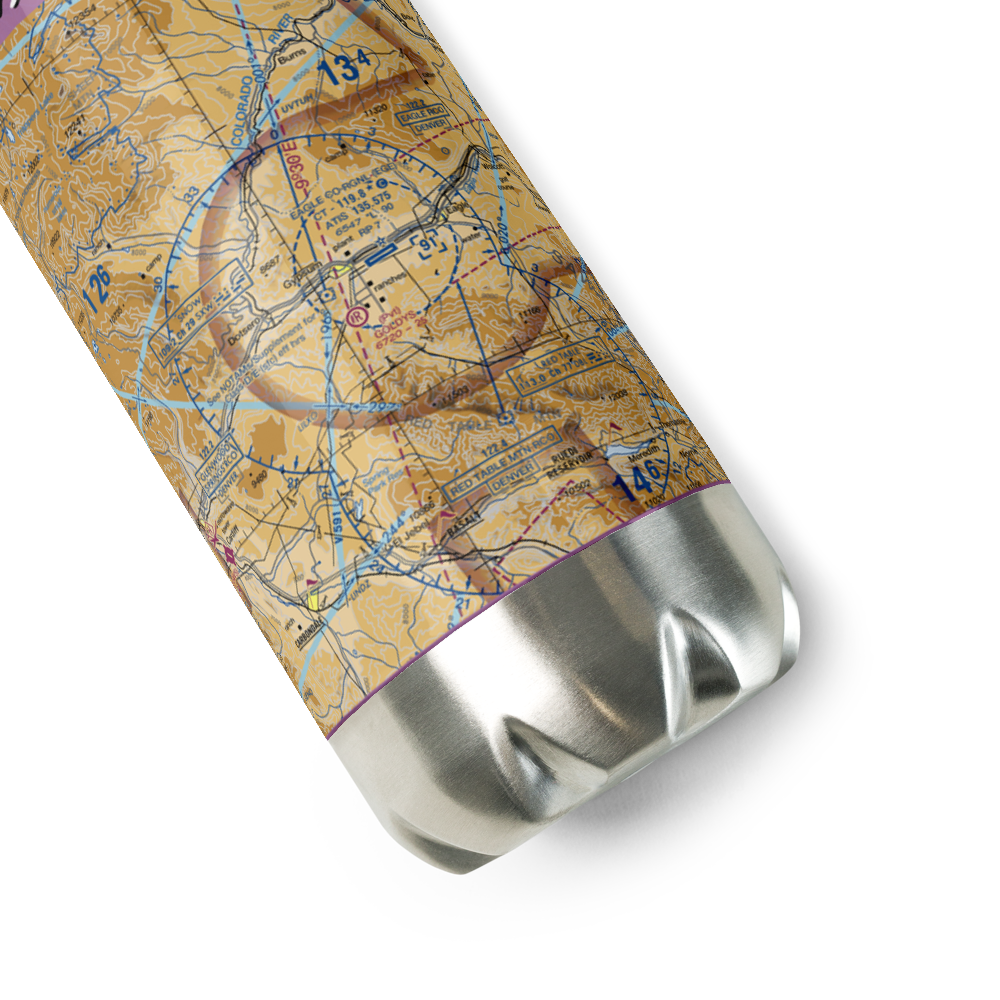 Goldys Field (CO47) VFR Sectional Water Bottle 