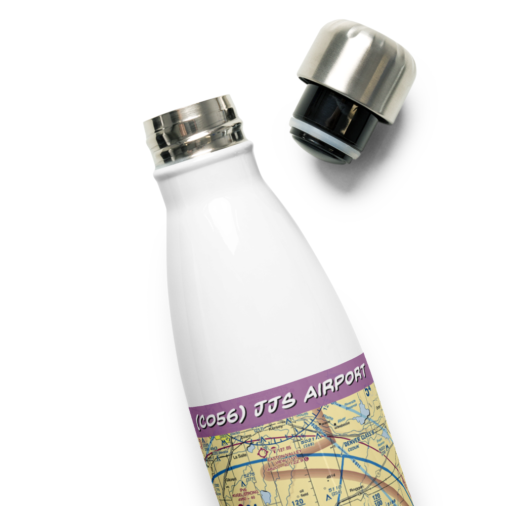 Jjs Airport (CO56) VFR Sectional Water Bottle 