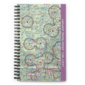 Neil Armstrong Airport (AXV) VFR Sectional Notebook