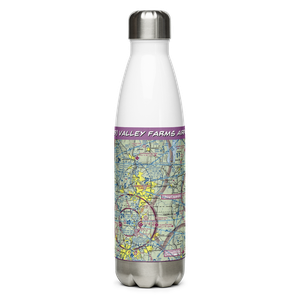 Valley Farms Airport (CT29) VFR Sectional Water Bottle