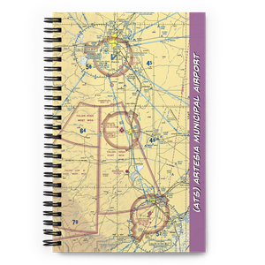 Artesia Municipal Airport (ATS) VFR Sectional Notebook