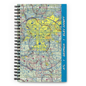 Hartsfield Jackson Atlanta International Airport (ATL) VFR Sectional Notebook