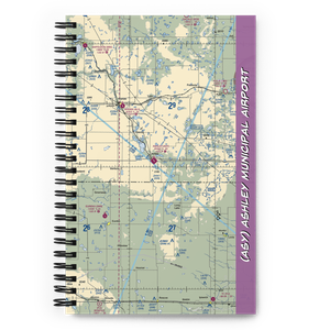Ashley Municipal Airport (ASY) VFR Sectional Notebook
