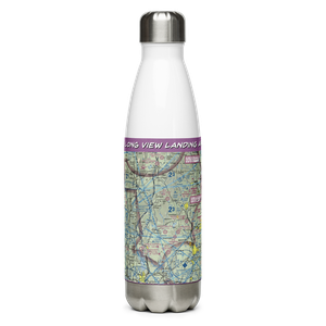 Long View Landing Airport (CT66) VFR Sectional Water Bottle