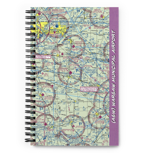 Warsaw Municipal Airport (ASW) VFR Sectional Notebook