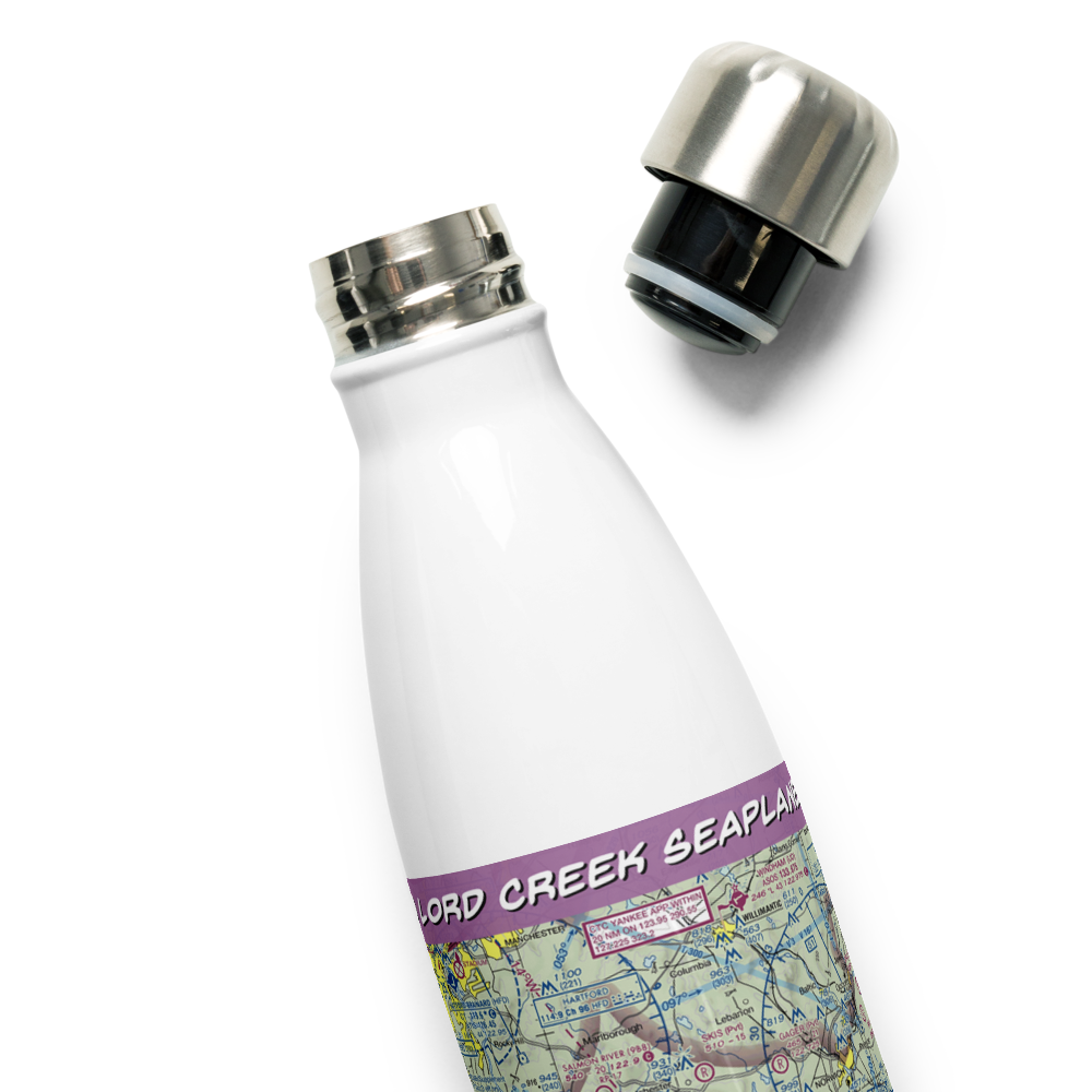 Lord Creek Seaplane Base (CT78) VFR Sectional Water Bottle 