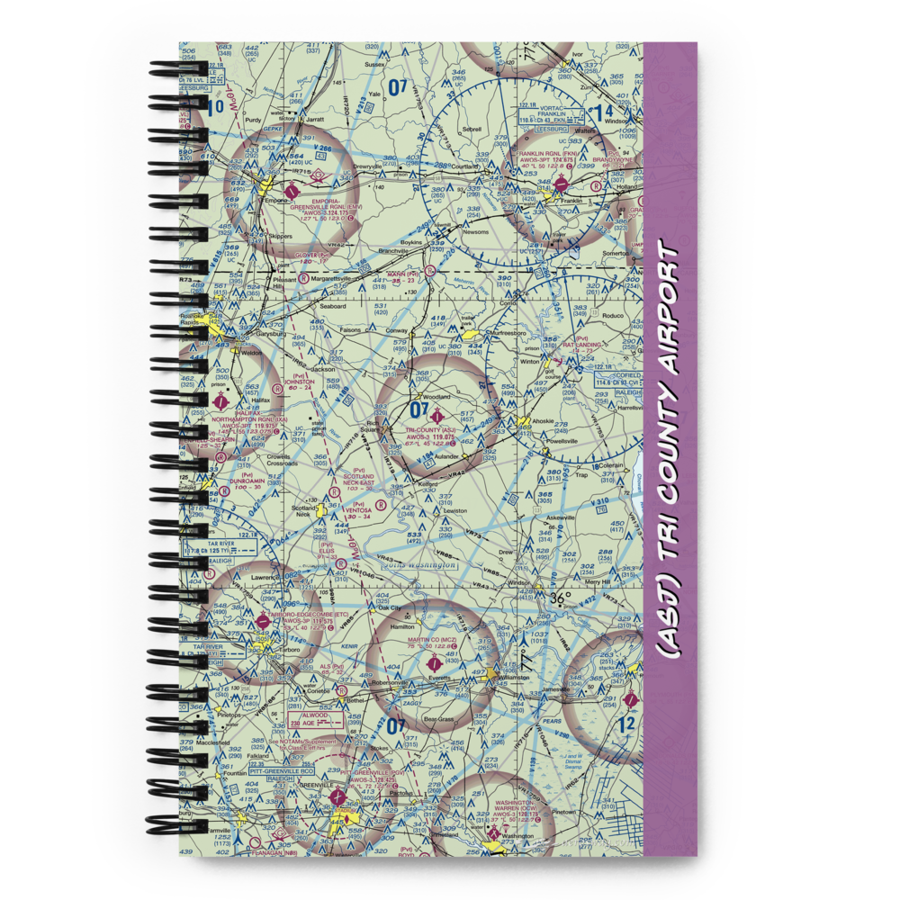 Tri County Airport (ASJ) VFR Sectional Notebook 