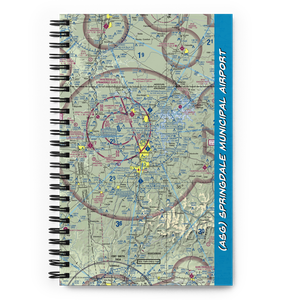 Springdale Municipal Airport (ASG) VFR Sectional Notebook