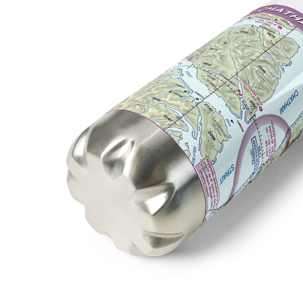 Chatham Seaplane Base (05AA) VFR Sectional Water Bottle 