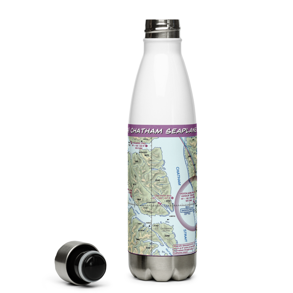 Chatham Seaplane Base (05AA) VFR Sectional Water Bottle 