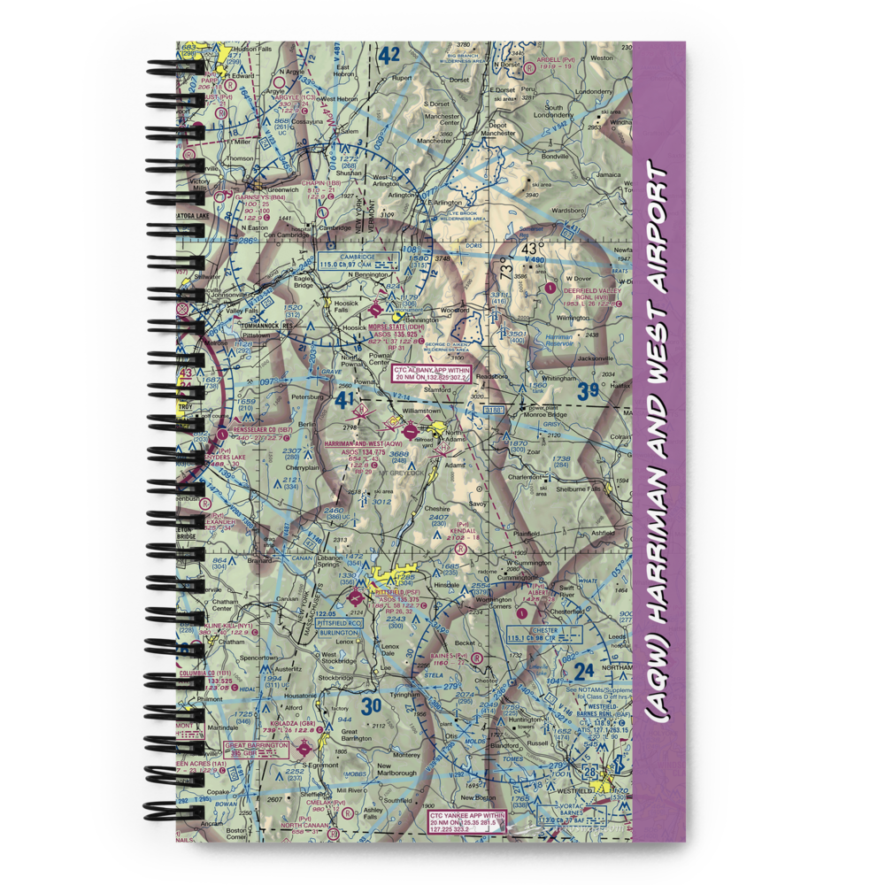 Harriman and West Airport (AQW) VFR Sectional Notebook 
