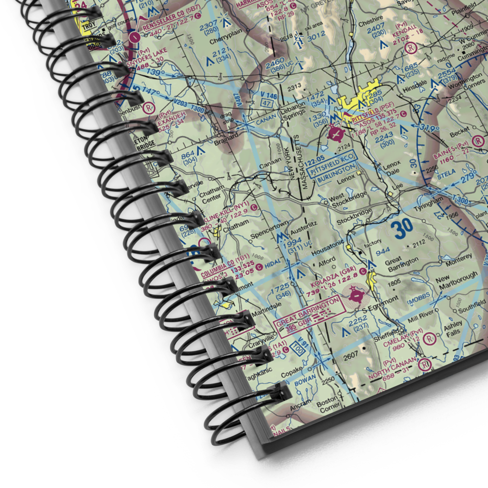 Harriman and West Airport (AQW) VFR Sectional Notebook 