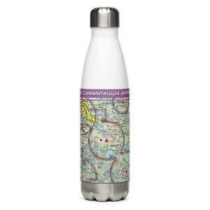 Canandaigua Airport (IUA) VFR Sectional Water Bottle