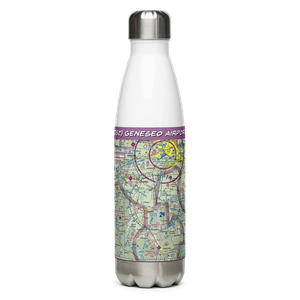 Geneseo Airport (D52) VFR Sectional Water Bottle